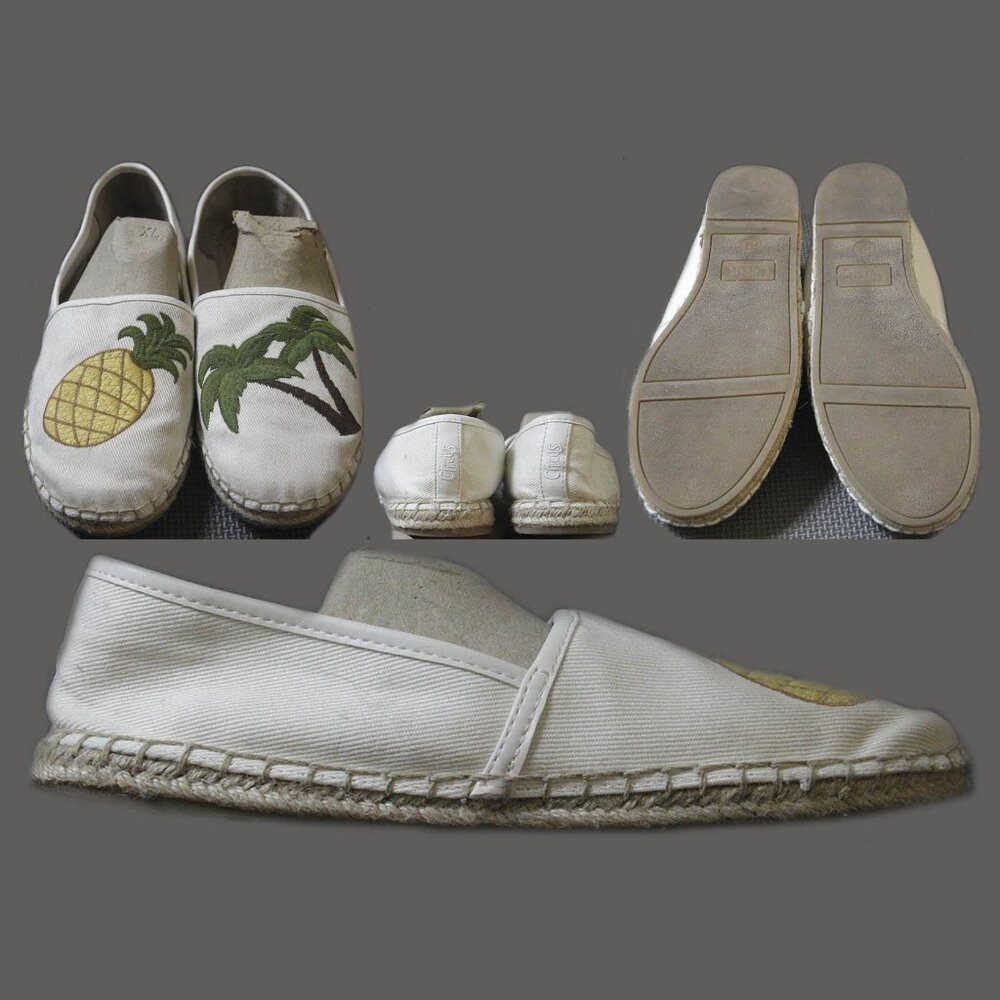 Circus By Sam Edelman Leni Espadrilles Pineapple Palm Women’s Size US 8.5